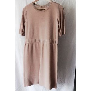 COS Women S Mixed-weight Blush Knit Dress